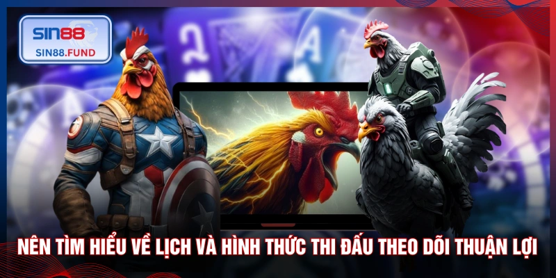 Nên tìm hiểu về lịch và hình thức thi đấu để theo dõi thuận lợi