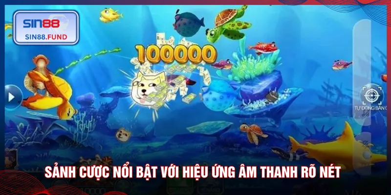 Sảnh cược nổi bật với hiệu ứng âm thanh rõ nét